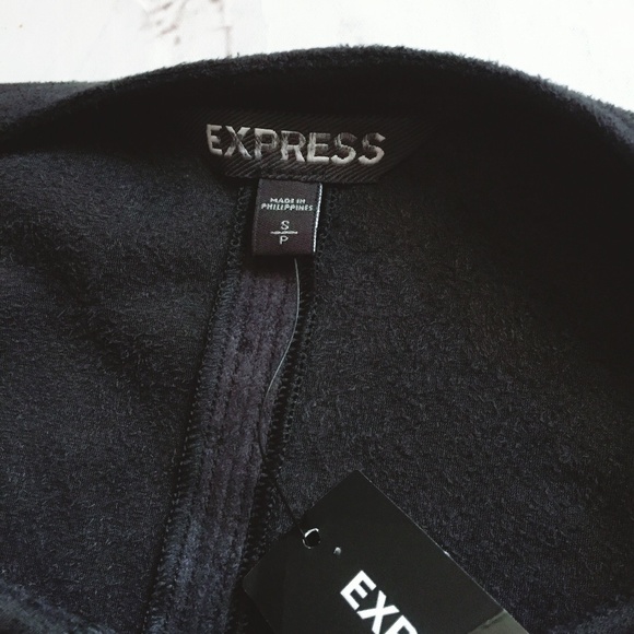 Black Suede Mini Skirt. Size Small - Picture 4 of 4